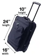 10 x 16 x 24 luggage